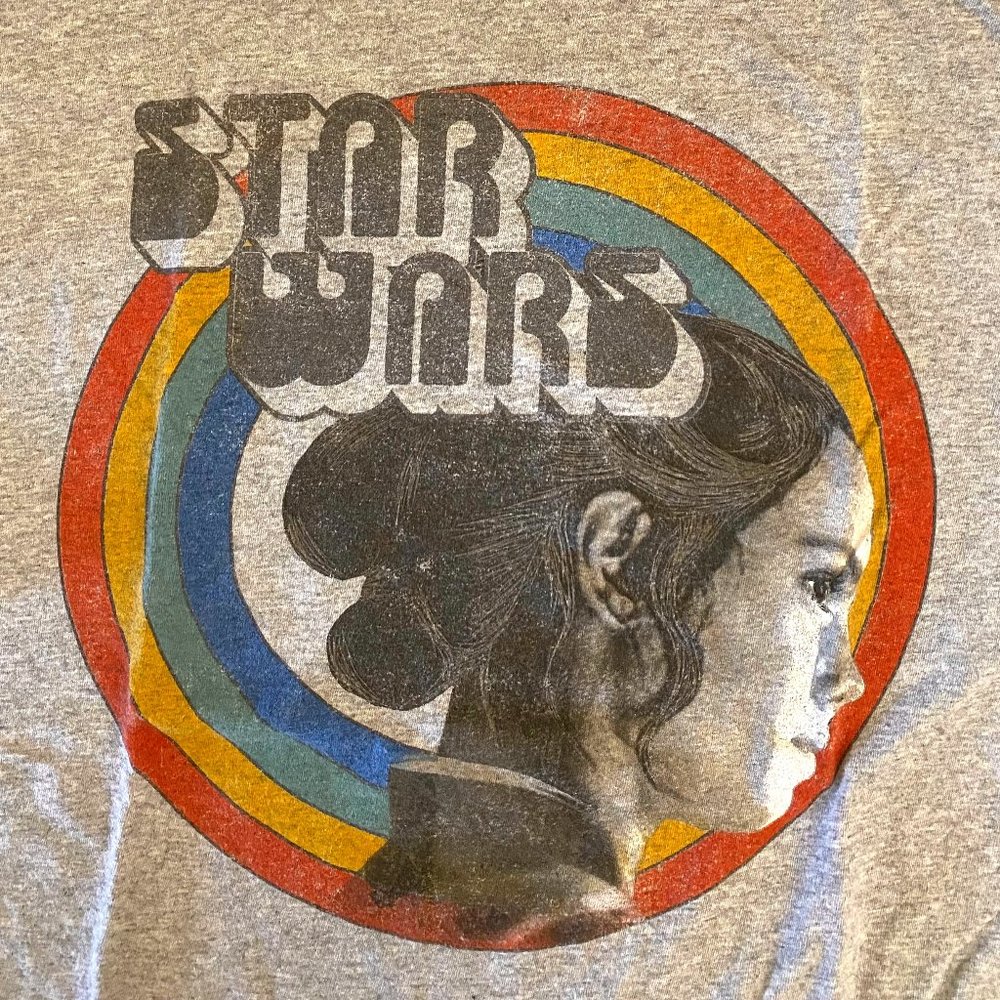 Star Wars The Rise of Skywalker Rey Retro Style T-shirt
